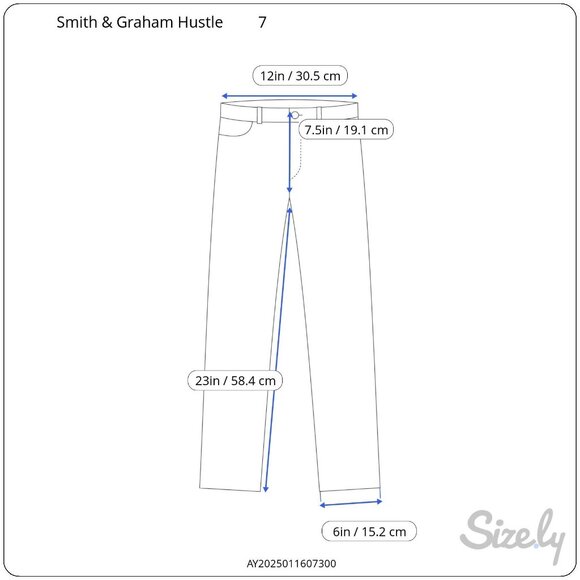 Smith & Graham Hustle Today Distressed Acid Wash Denim Cargo Jeans‎ Size 7 - Picture 9 of 9